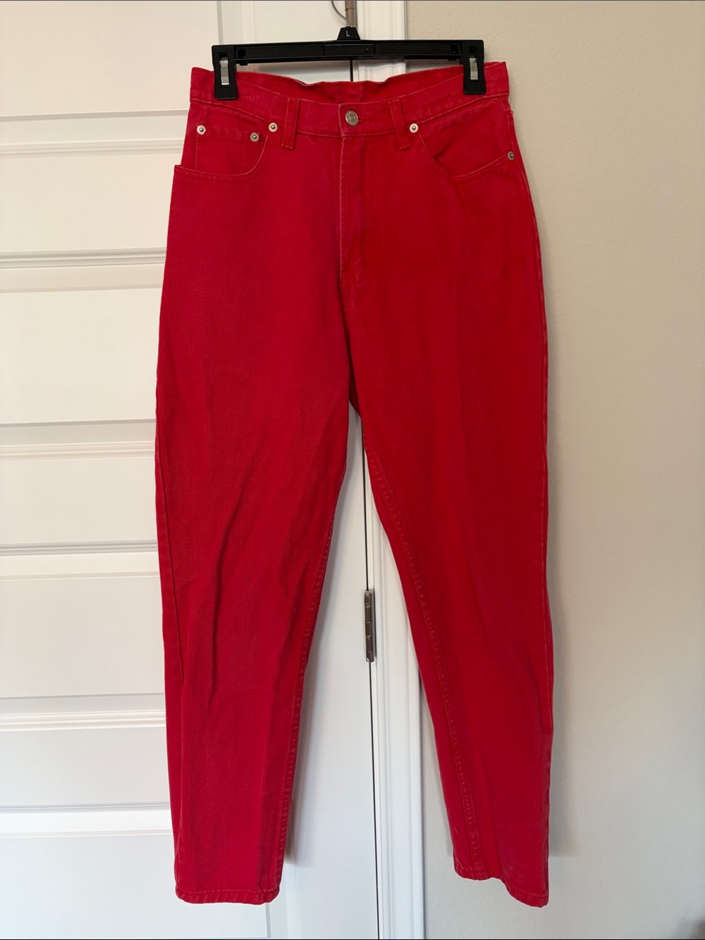 Vintage Jordache red denim jean
